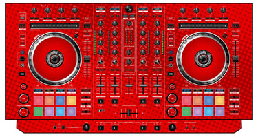 Pioneer DJ DDJ SX Skin Gradienter Red